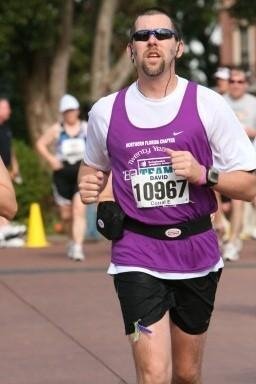 Running in the Disney Marathon