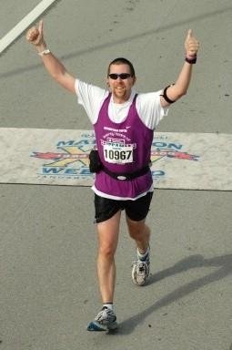 Running in the Disney Marathon