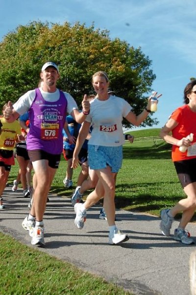 Running with Gloria at the Baltimore Marathon