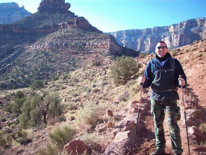 David in the Grand Canyon, November 2011