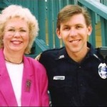 In police uniform, 1996.