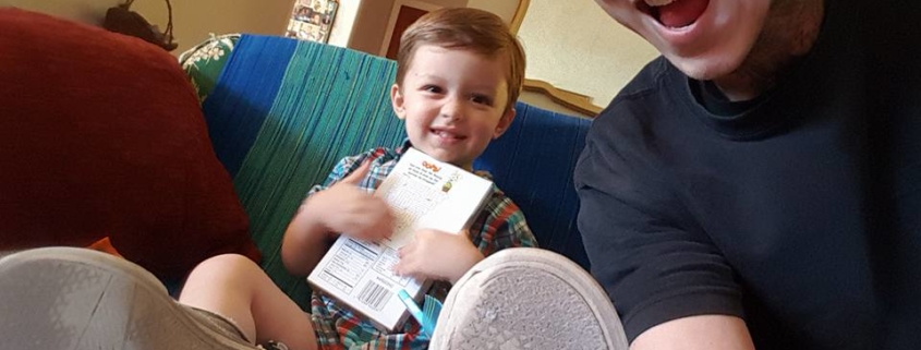 My brother, Brandon, with my son, Brian