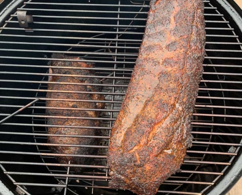 Both meats about finished