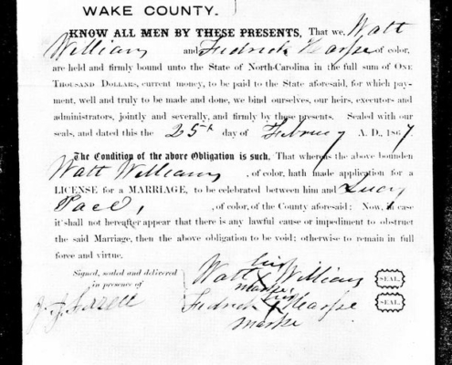 Property Deed for Walt Williams