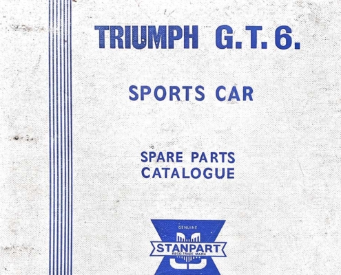 Triumph GT6 Spare Parts Catalog